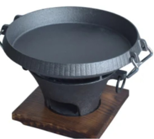 Hapichef&#039;s molten artistry: portable cast iron bbq grill birth​