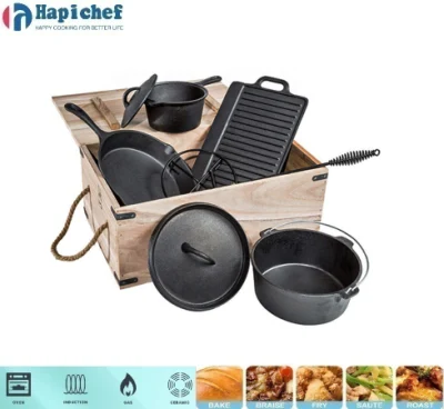 oem silver cast iron pot