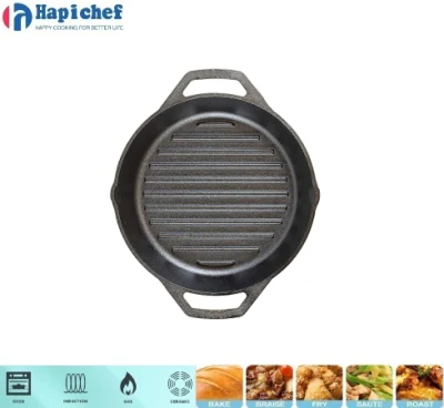 cooking pizza on cast iron pan