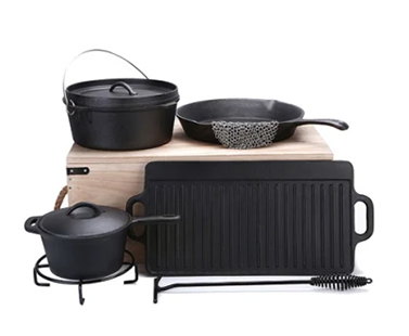 enameled cast iron griddle pan manufacturer