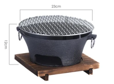 Outdoor BBQ Cooking Portable Cast Iron Carbon Stove