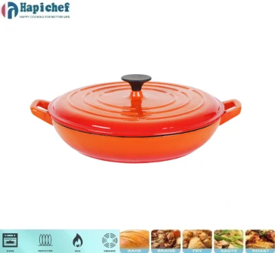12 inch enameled cast iron skillet factories
