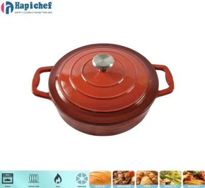 ceramic coated cast iron frying pan exporter