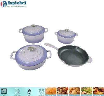 oem 8 piece cast iron pan set