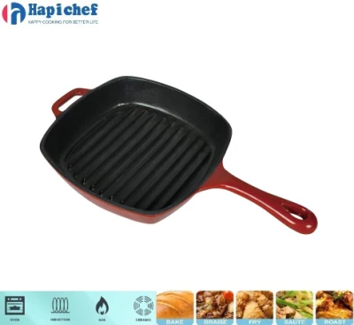 china coated cast iron pans suppliers