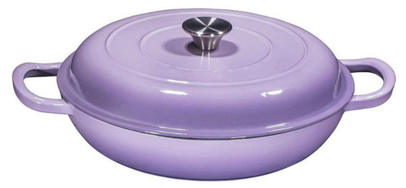 cast iron pan on electric stove