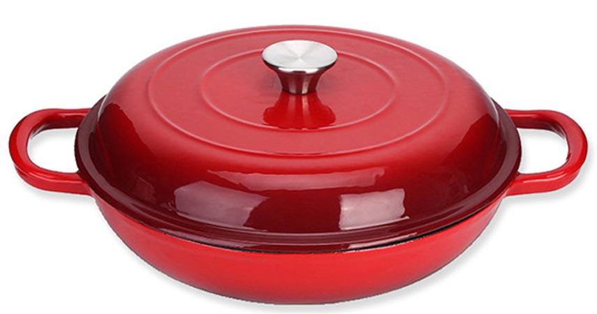 Cast Iron Enamel Frying Pans   China Exporters & Manufacturers