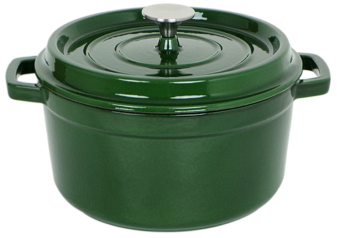 purple cast iron cookware