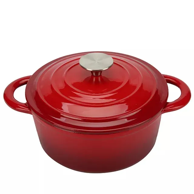 Mini Cast Iron Dutch Oven – Oven Safe 7 Quart with Lid