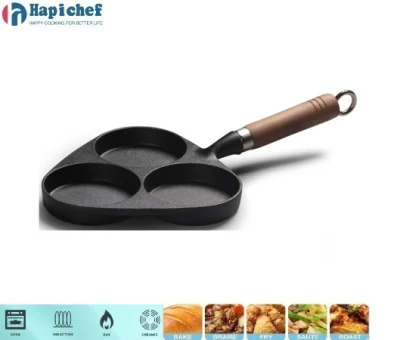 3 piece cast iron fry pan set